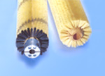 Brushes for textile industries